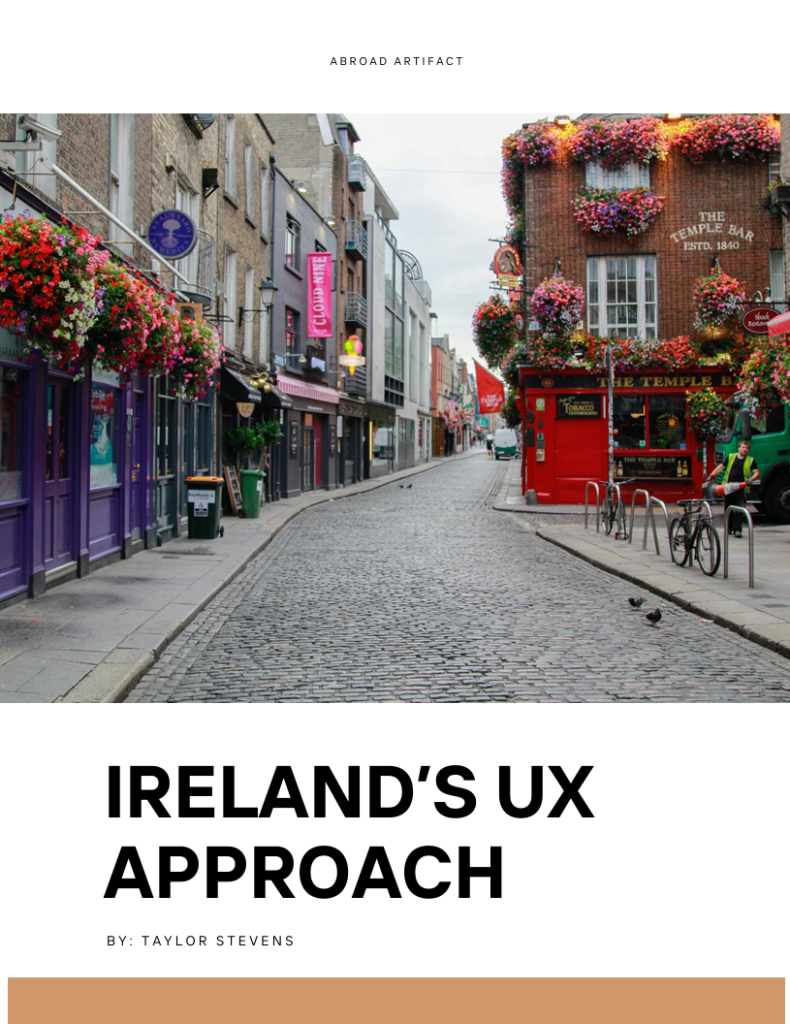 Irelands UX Approach